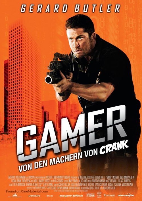 Gamer - German Movie Poster