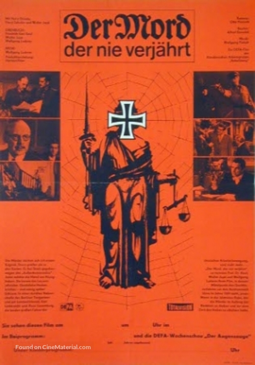 Der Mord, der nie verj&auml;hrt - German Movie Poster