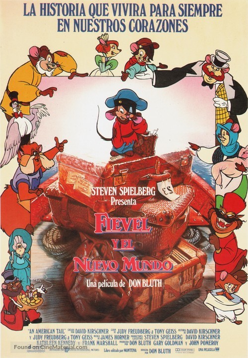 An American Tail - Spanish Movie Poster