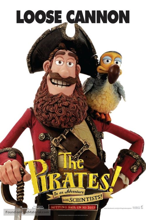 The Pirates! Band of Misfits - British Movie Poster