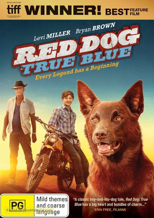 Red Dog: True Blue - Australian DVD movie cover