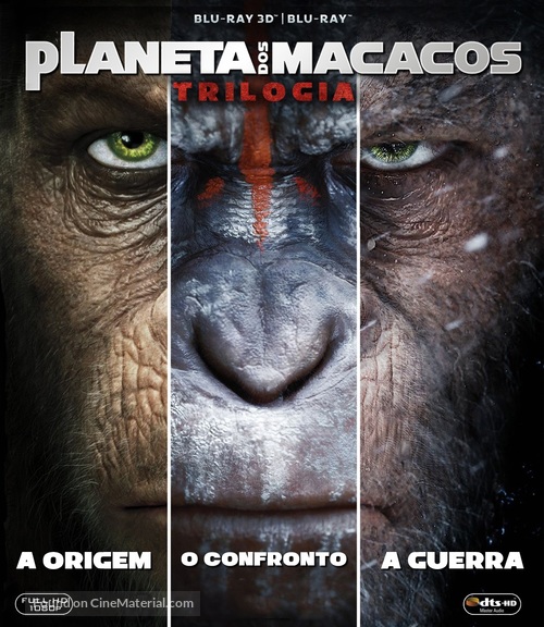 War for the Planet of the Apes - Brazilian Movie Cover