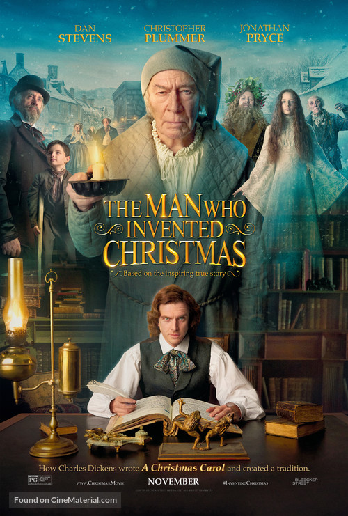 The Man Who Invented Christmas - Movie Poster