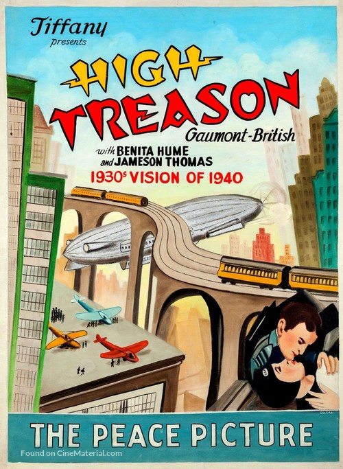 High Treason - British Movie Poster