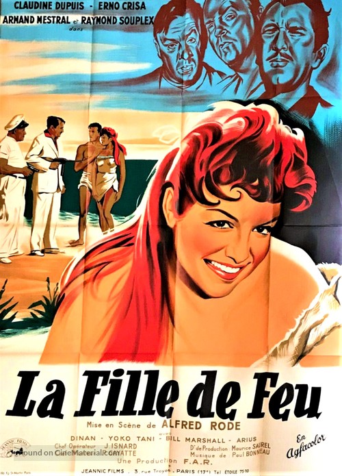 La fille de feu - French Movie Poster