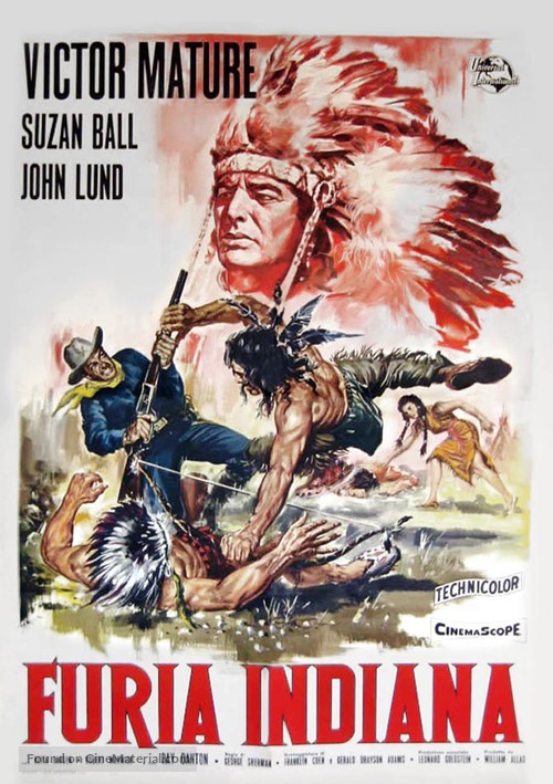 Chief Crazy Horse - Italian Movie Poster