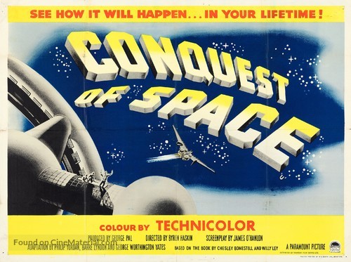 Conquest of Space - British Movie Poster