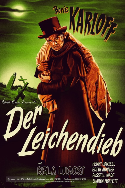 The Body Snatcher - German Blu-Ray movie cover