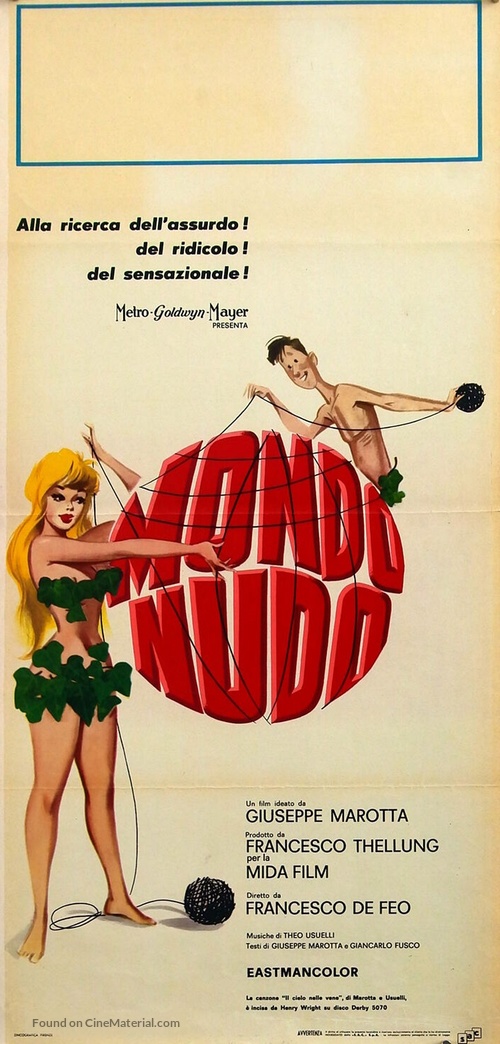 Mondo nudo - Italian Movie Poster