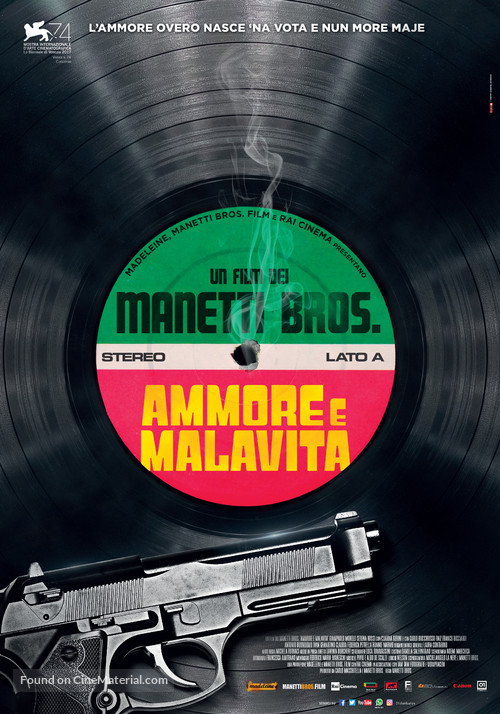 Ammore e malavita - Italian Movie Poster