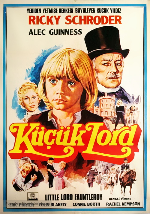 Little Lord Fauntleroy - Turkish Movie Poster
