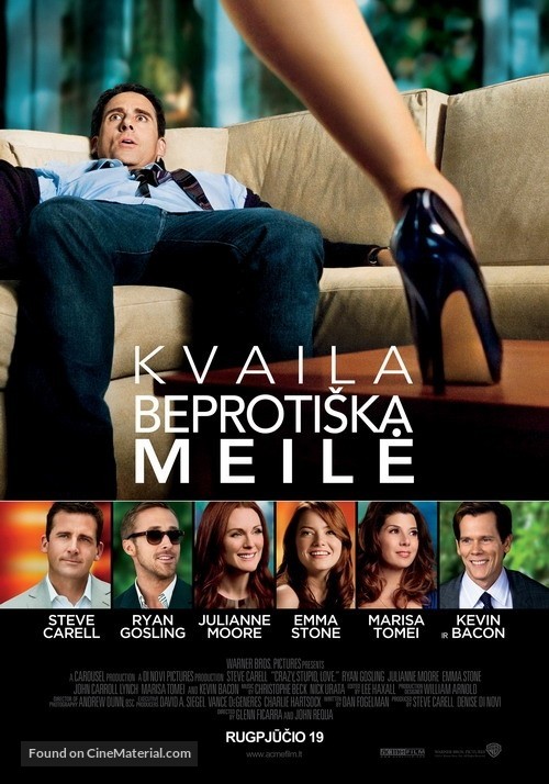 Crazy, Stupid, Love. - Lithuanian Movie Poster