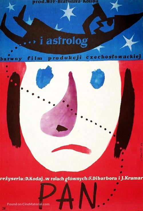 P&aacute;n a hvezd&aacute;r - Polish Movie Poster