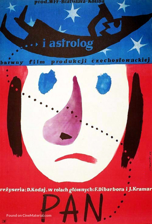 P&aacute;n a hvezd&aacute;r - Polish Movie Poster