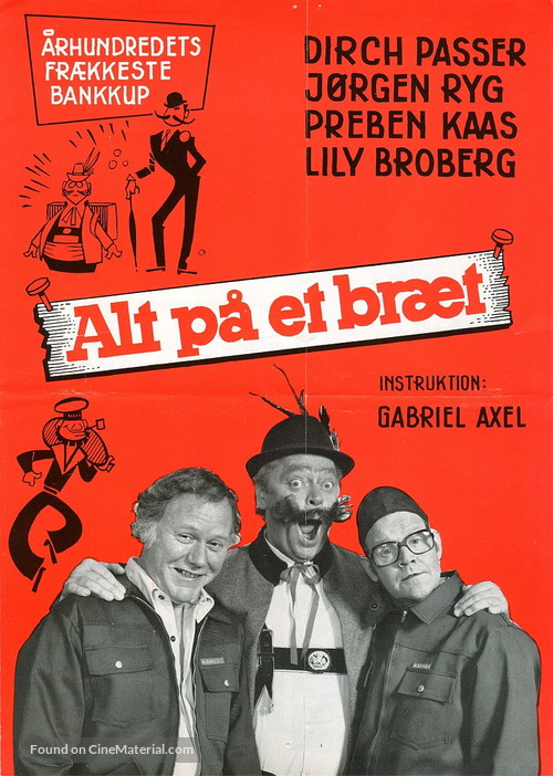 Alt p&aring; et br&aelig;t - Danish Movie Poster