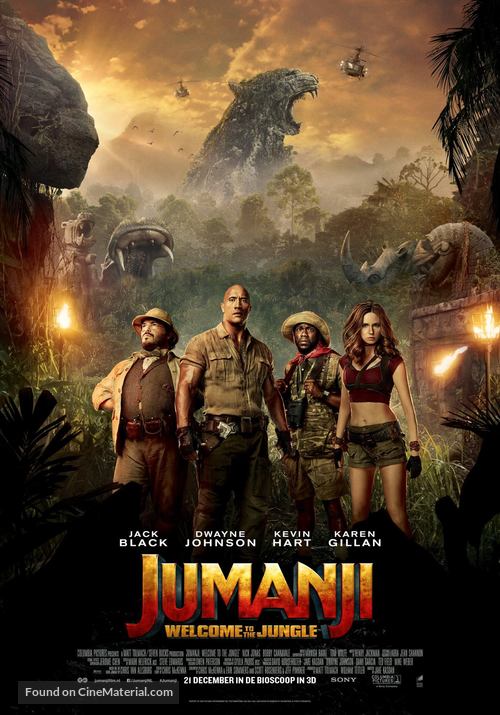 Jumanji: Welcome to the Jungle - Dutch Movie Poster