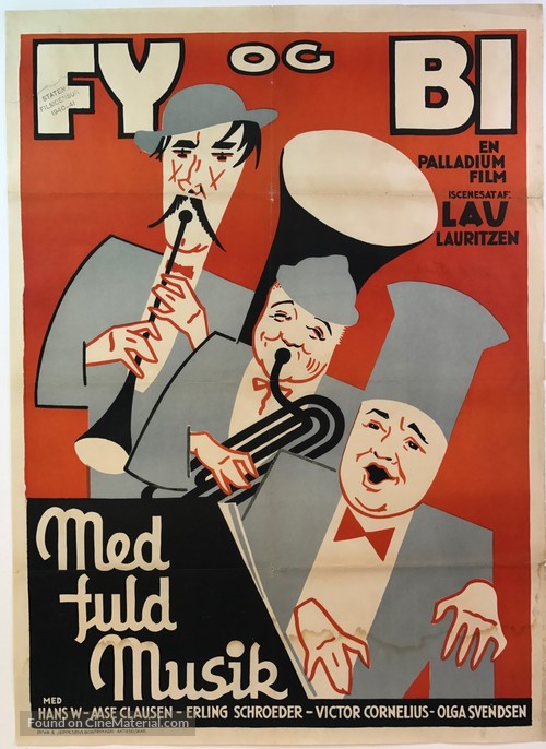 Med fuld musik - Danish Movie Poster