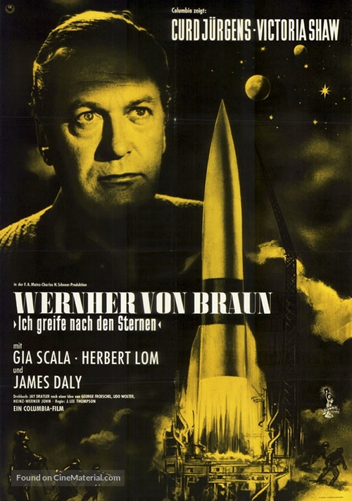 Wernher von Braun - German Movie Poster