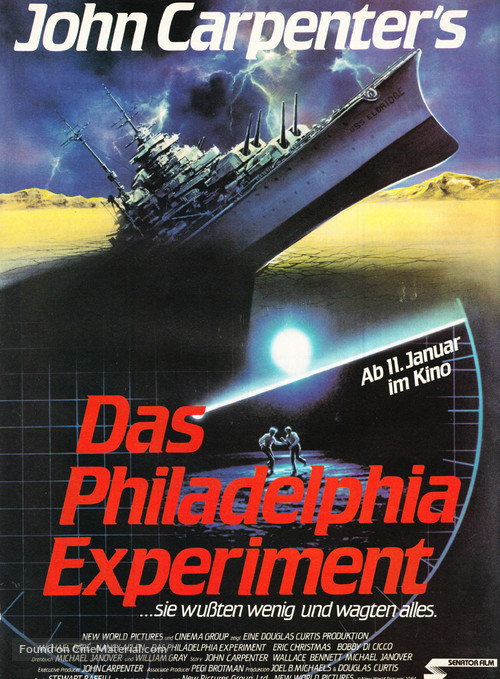 The Philadelphia Experiment - German Movie Poster