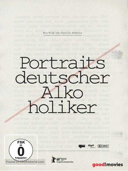 Portraits deutscher Alkoholiker - German Movie Cover