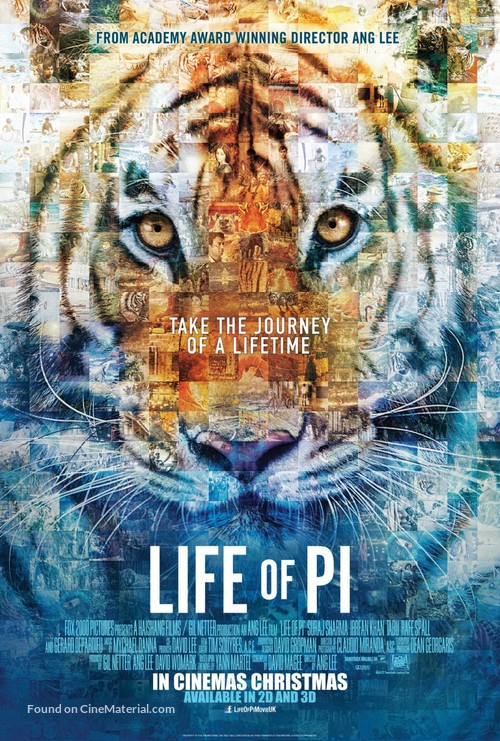 Life of Pi - British Theatrical movie poster