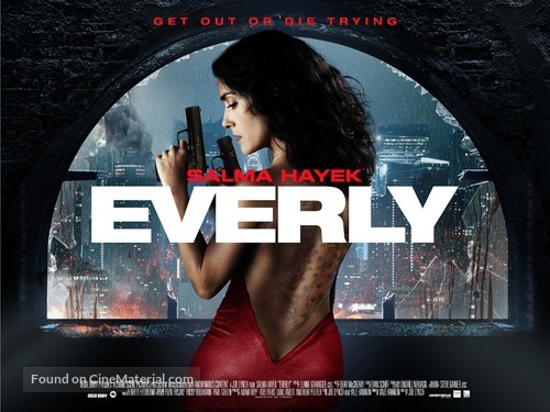 Everly - British Movie Poster