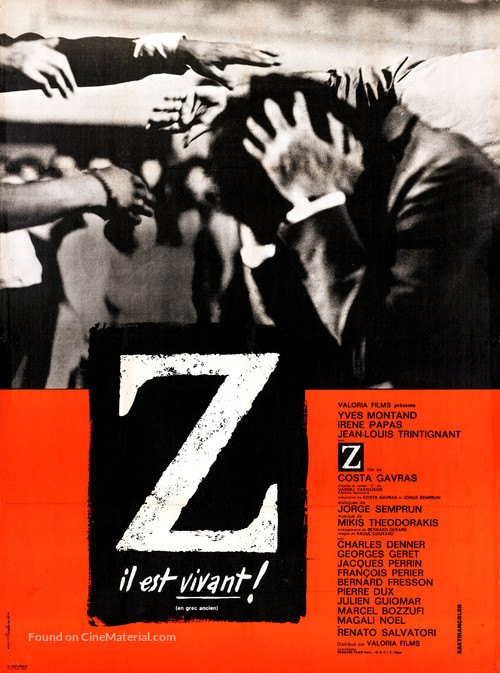 Z - French Movie Poster