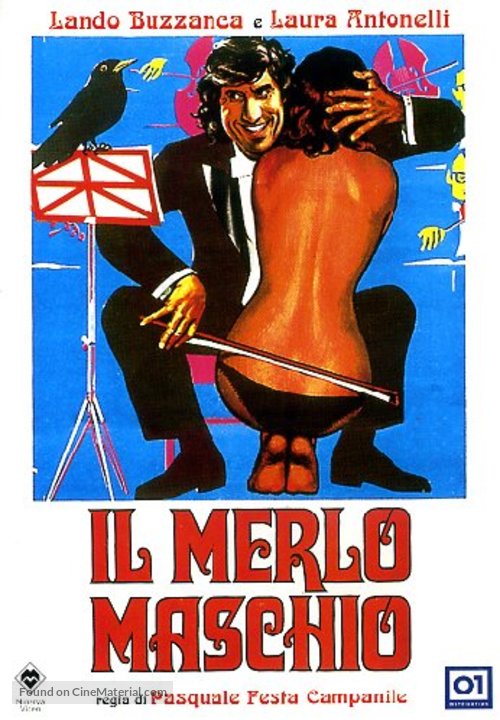 Il merlo maschio - Italian Movie Poster