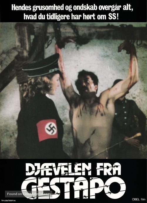 La bestia in calore - Danish Movie Poster