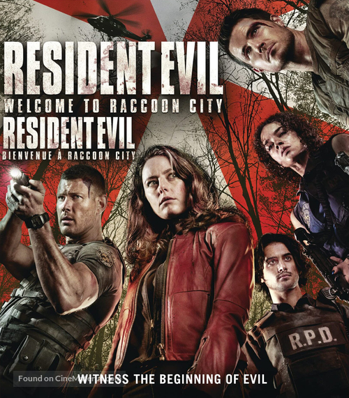 Resident Evil: Welcome to Raccoon City - Canadian Movie Cover