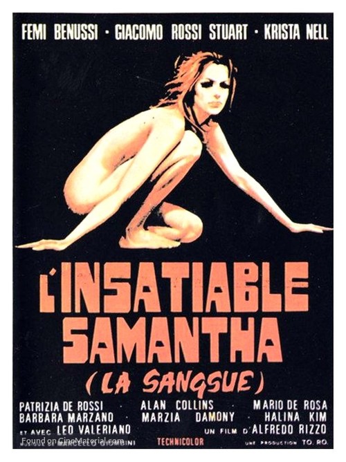 La sanguisuga conduce la danza - French Movie Poster