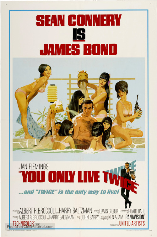 You Only Live Twice - Movie Poster