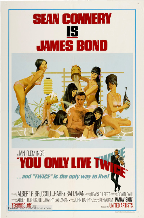 You Only Live Twice - Movie Poster
