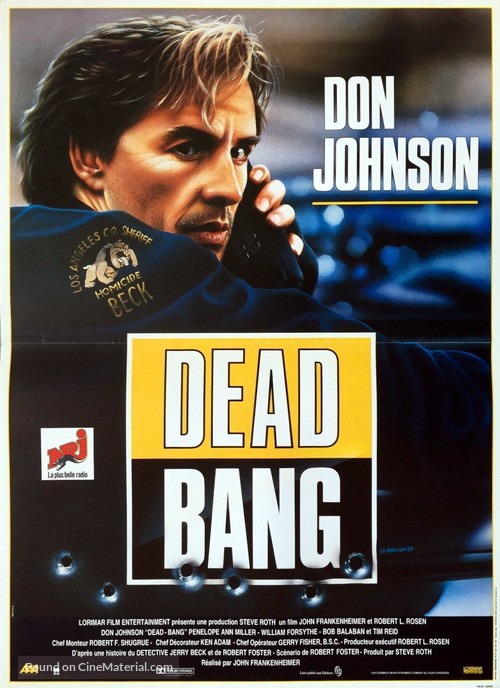 Dead Bang - French Movie Poster