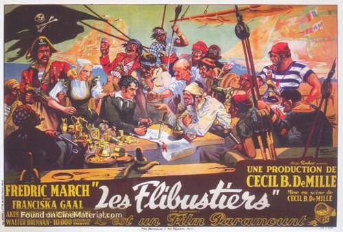 The Buccaneer - French Movie Poster