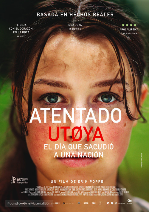 Ut&oslash;ya 22. juli - Colombian Movie Poster