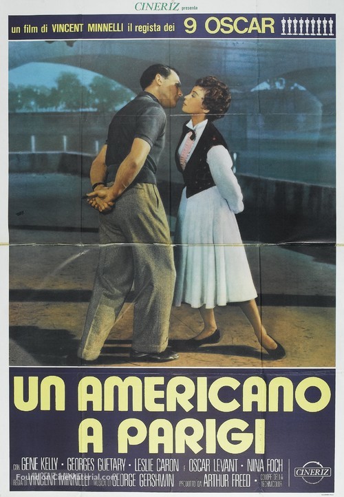 An American in Paris - Italian Re-release movie poster