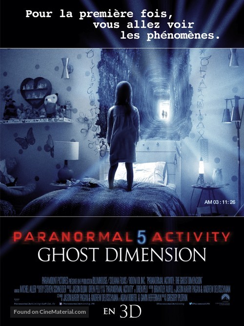 Paranormal Activity: The Ghost Dimension - French Movie Poster