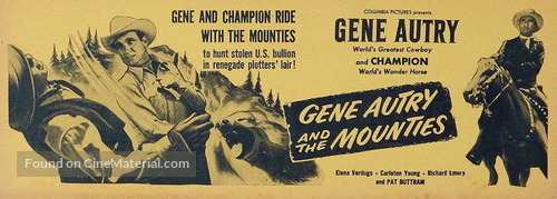 Gene Autry and The Mounties - poster