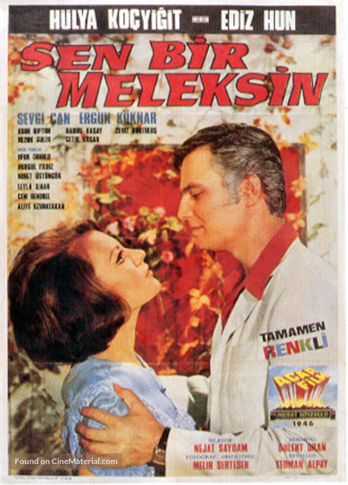 Sen bir meleksin - Turkish Movie Poster