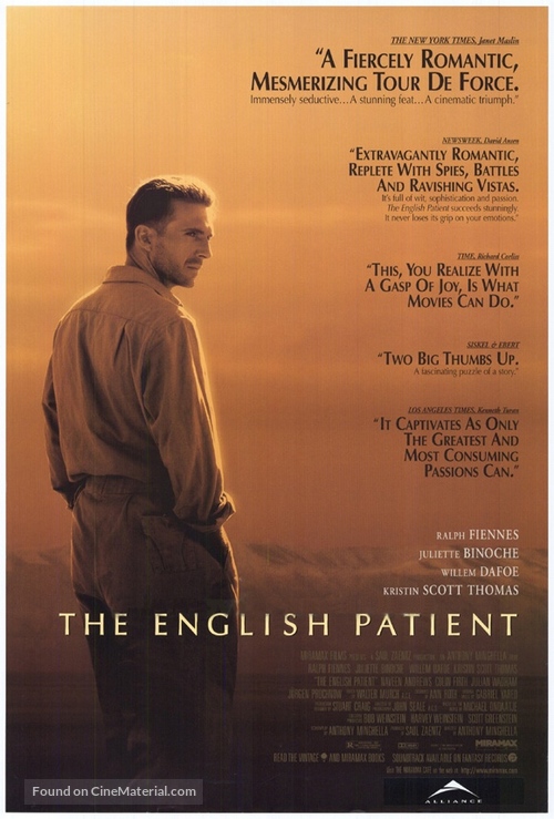 The English Patient - Movie Poster