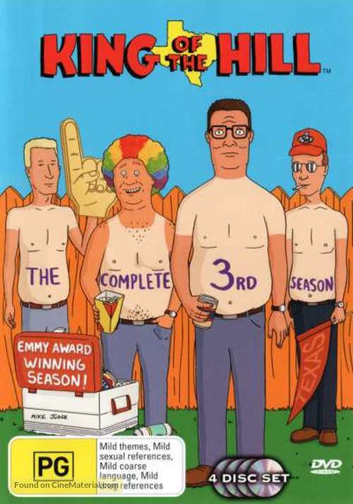 &quot;King of the Hill&quot; - Australian DVD movie cover