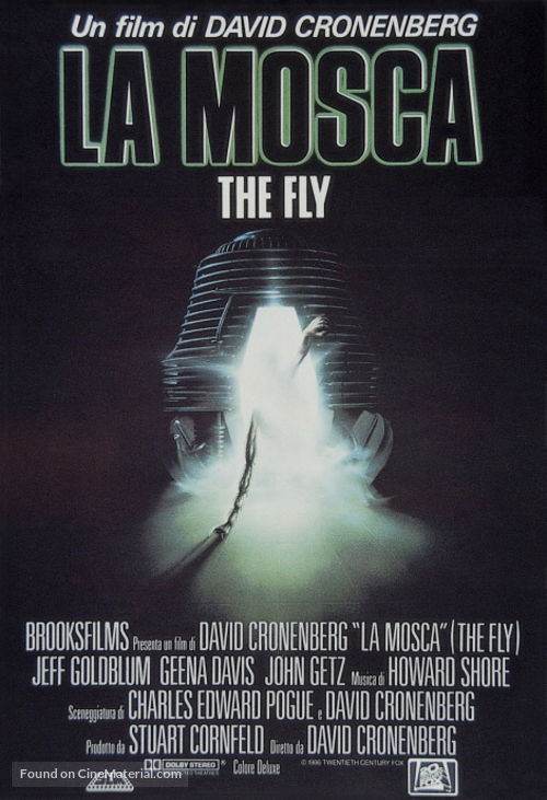 The Fly - Italian Theatrical movie poster