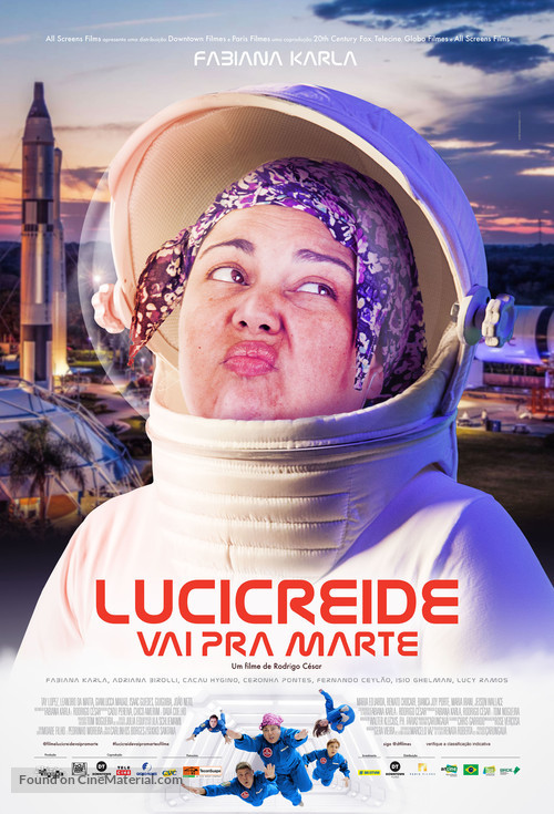 Lucicreide Vai pra Marte - Brazilian Movie Poster