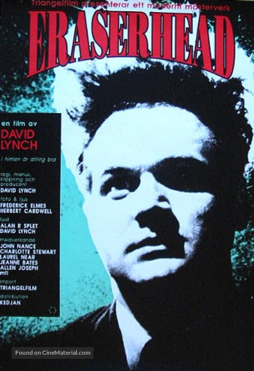 Eraserhead - Swedish Movie Poster