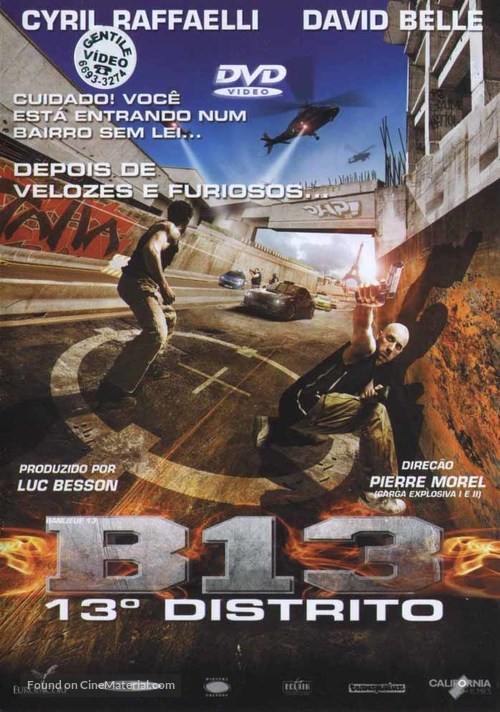Banlieue 13 - Brazilian Movie Cover