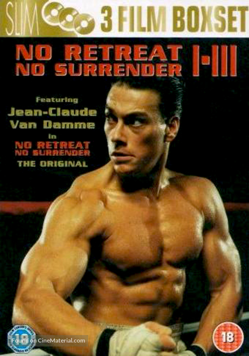 No Retreat, No Surrender - British DVD movie cover