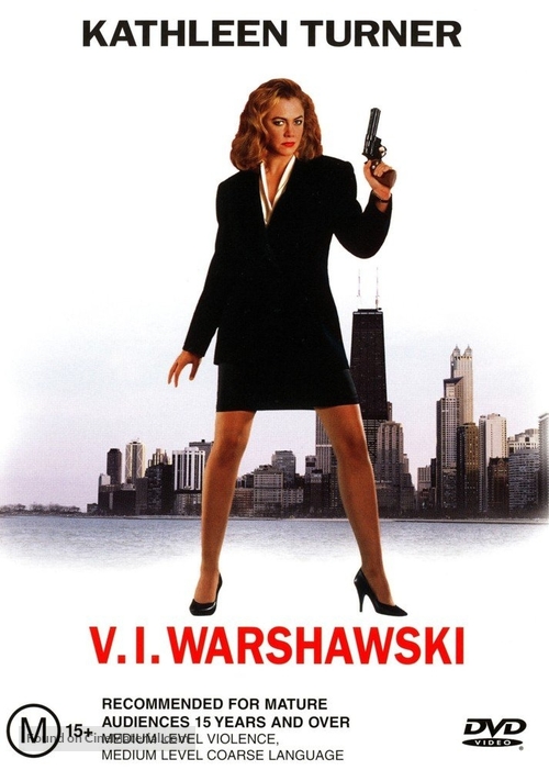 V.I. Warshawski - Australian DVD movie cover