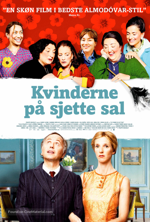 Les femmes du 6&egrave;me &eacute;tage - Danish Movie Poster