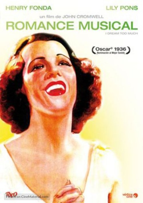 I Dream Too Much - Spanish DVD movie cover